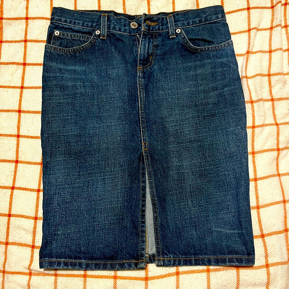 Juicy couture denim skirt
